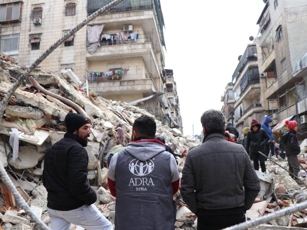 Erdbeben ADRA Syrien bereitet Hilfe vor