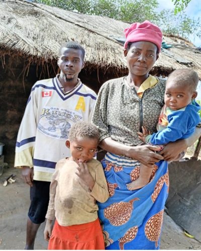 Doria Bope aus Mozambik mit ihrer Familie